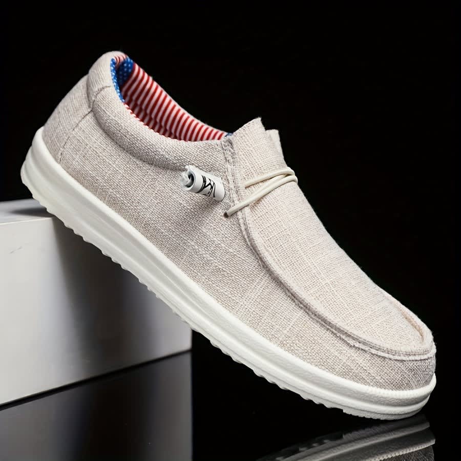 Men's Lightweight Canvas Loafers | Tadhg_6