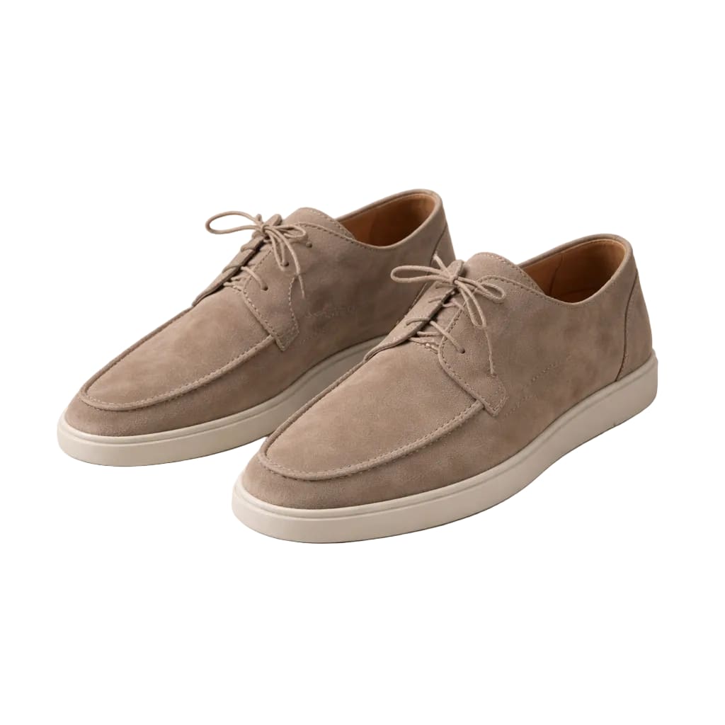 Men's Suede Lace-Up Loafers | Elijah_5