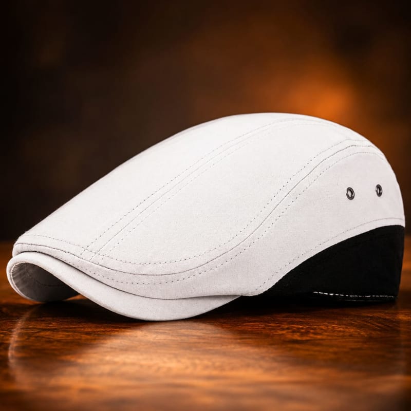 Men's Breathable Linen Flat Cap | Horace_1