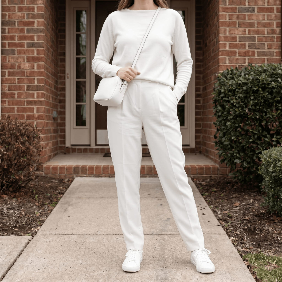 Women's Cotton Two-Piece Lounge Set | Paula_6