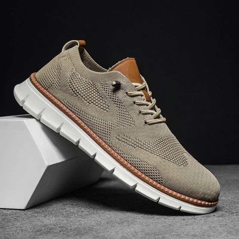Men's Breathable Knit Trainers | Sandy_1