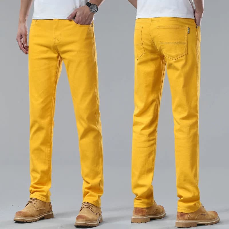 Men's Cotton Stretch Slim Trousers | Julian_6