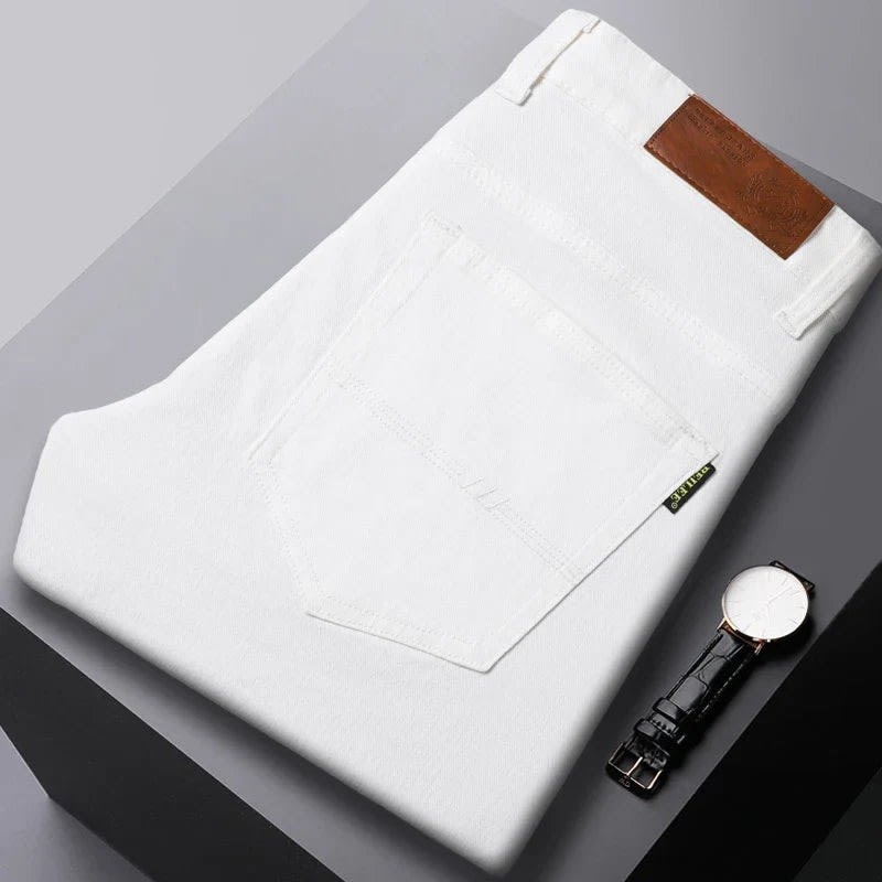 Men's Cotton Stretch Slim Trousers | Julian_7