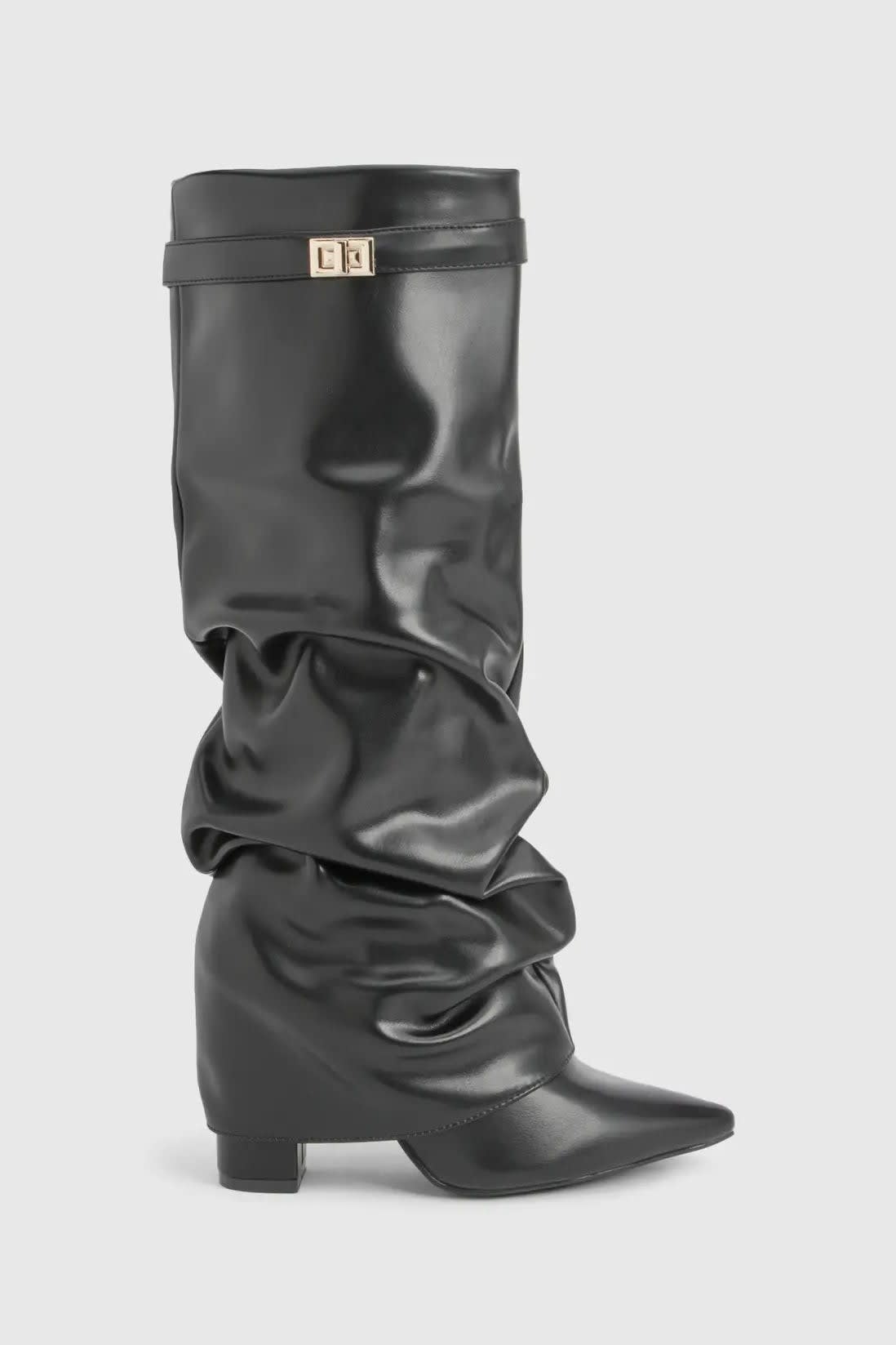 Women's Faux Suede Slouch Boots | Trudy_15