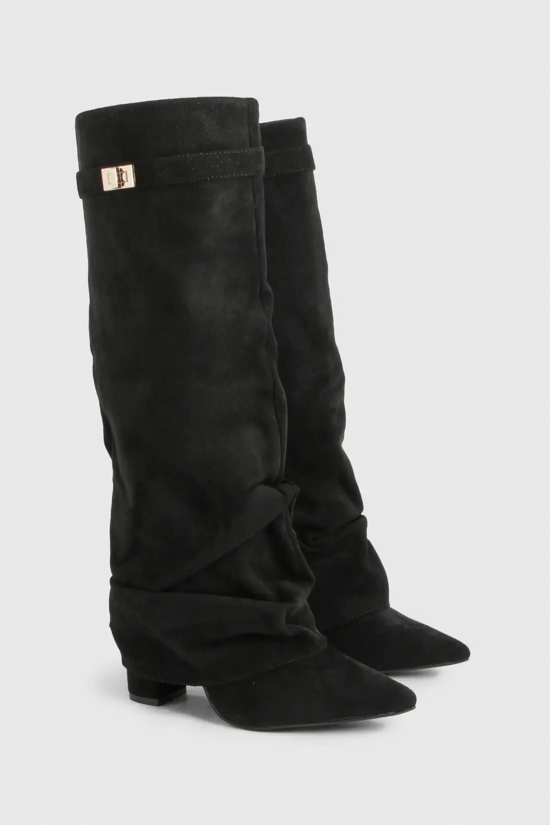 Women's Faux Suede Slouch Boots | Trudy_9