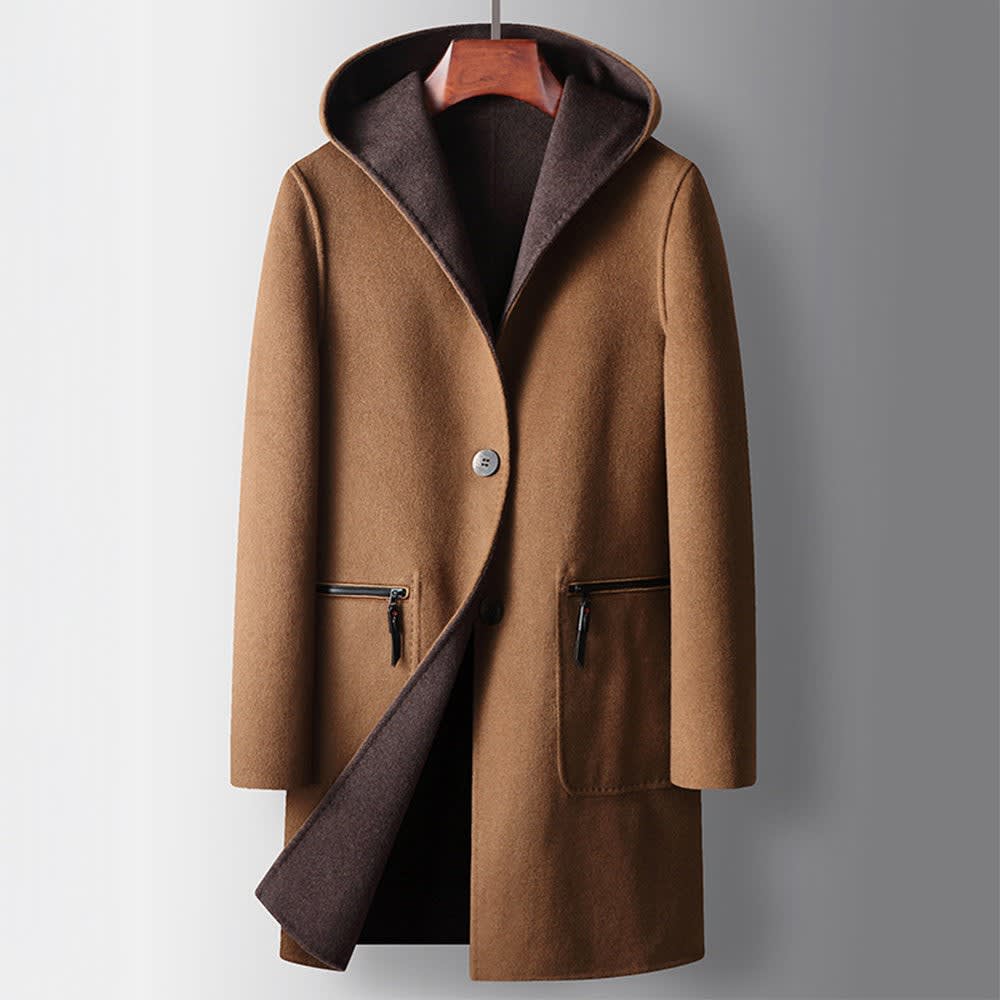 Men's Reversible Wool Coat | Cedric_2