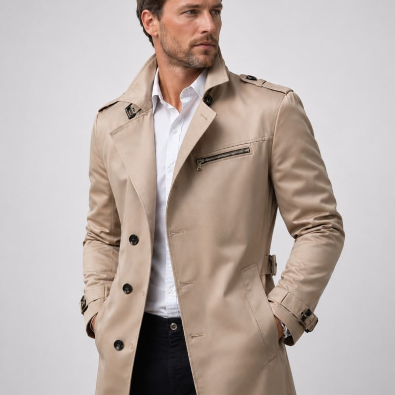 Men's Belted Trench Coat | Ellery_1