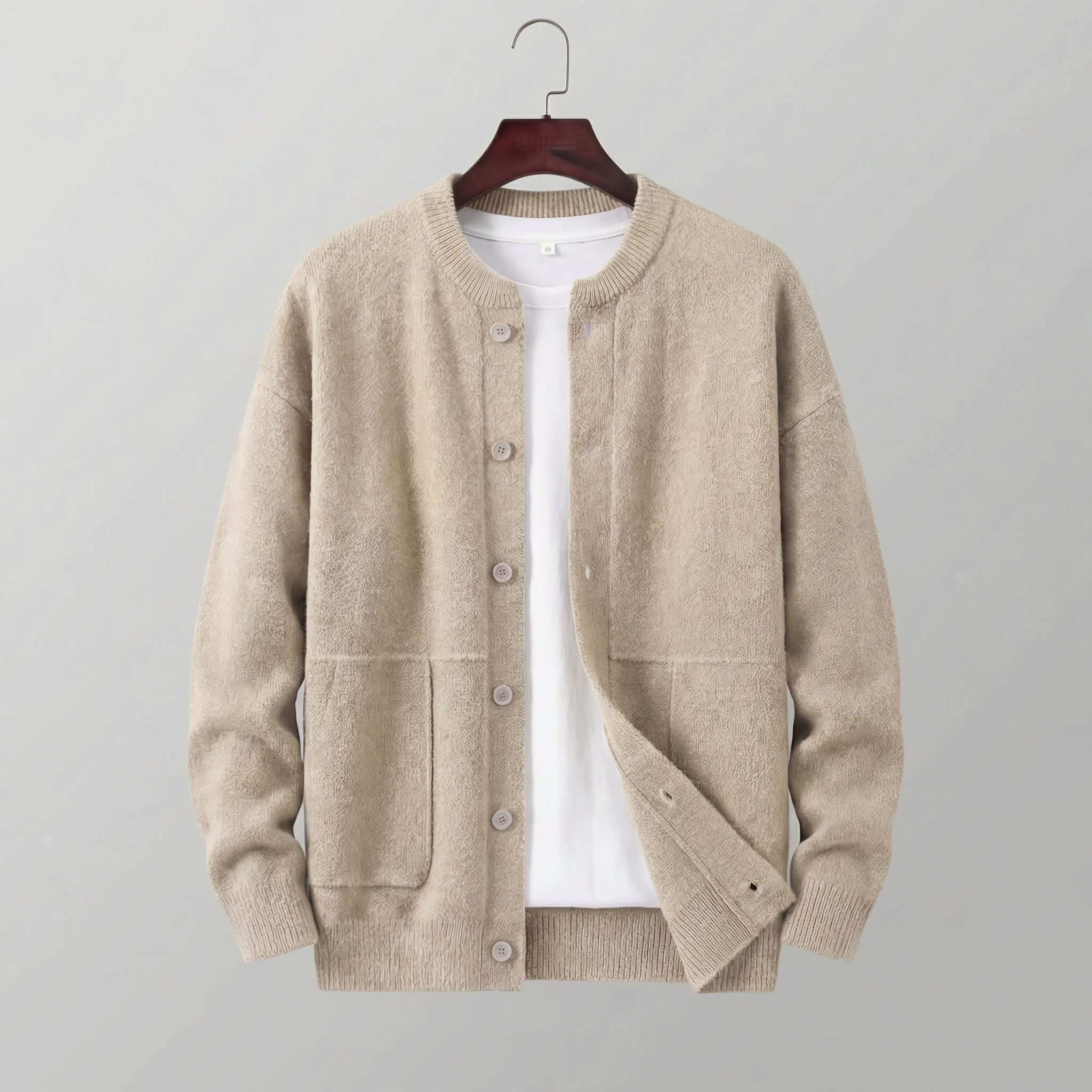 Men's Knit Button Front Cardigan | Joe_5