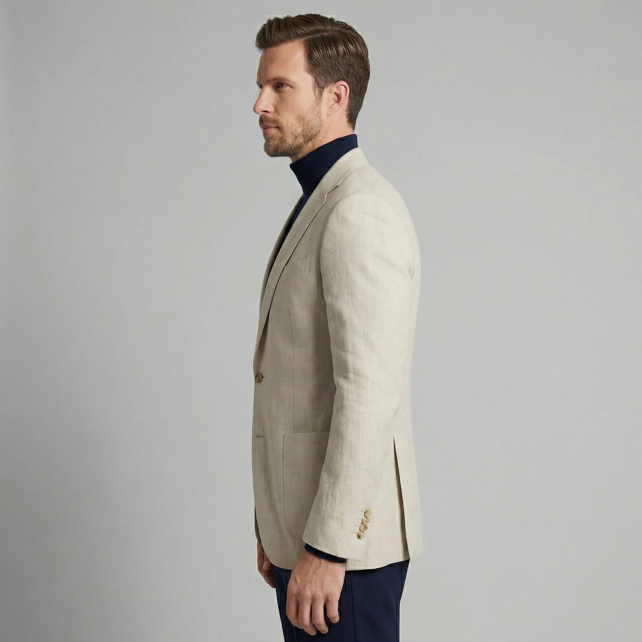 Men's Lightweight Linen Blazer | Ethan_12