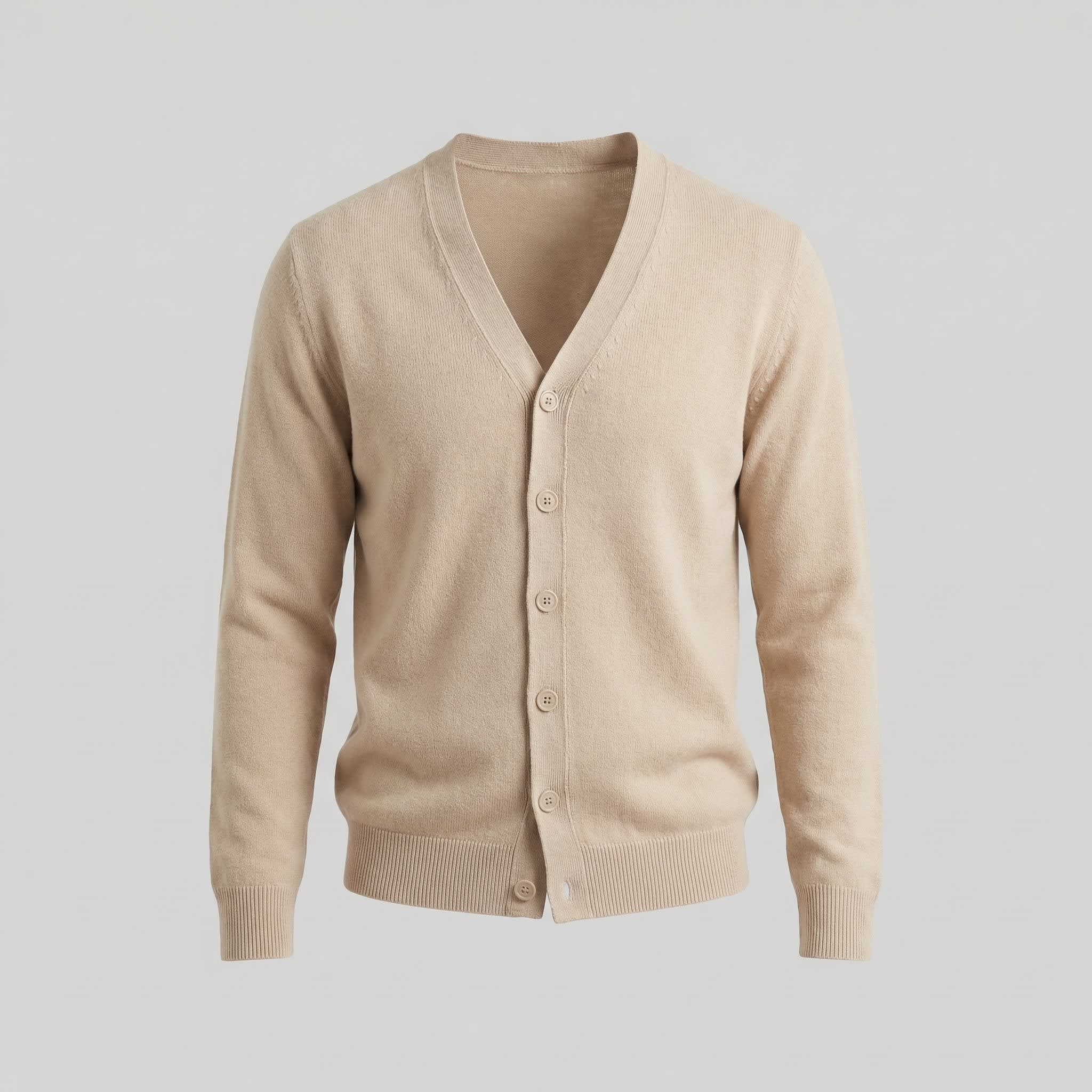 Men's Knit V-Neck Cardigan | Ned_14