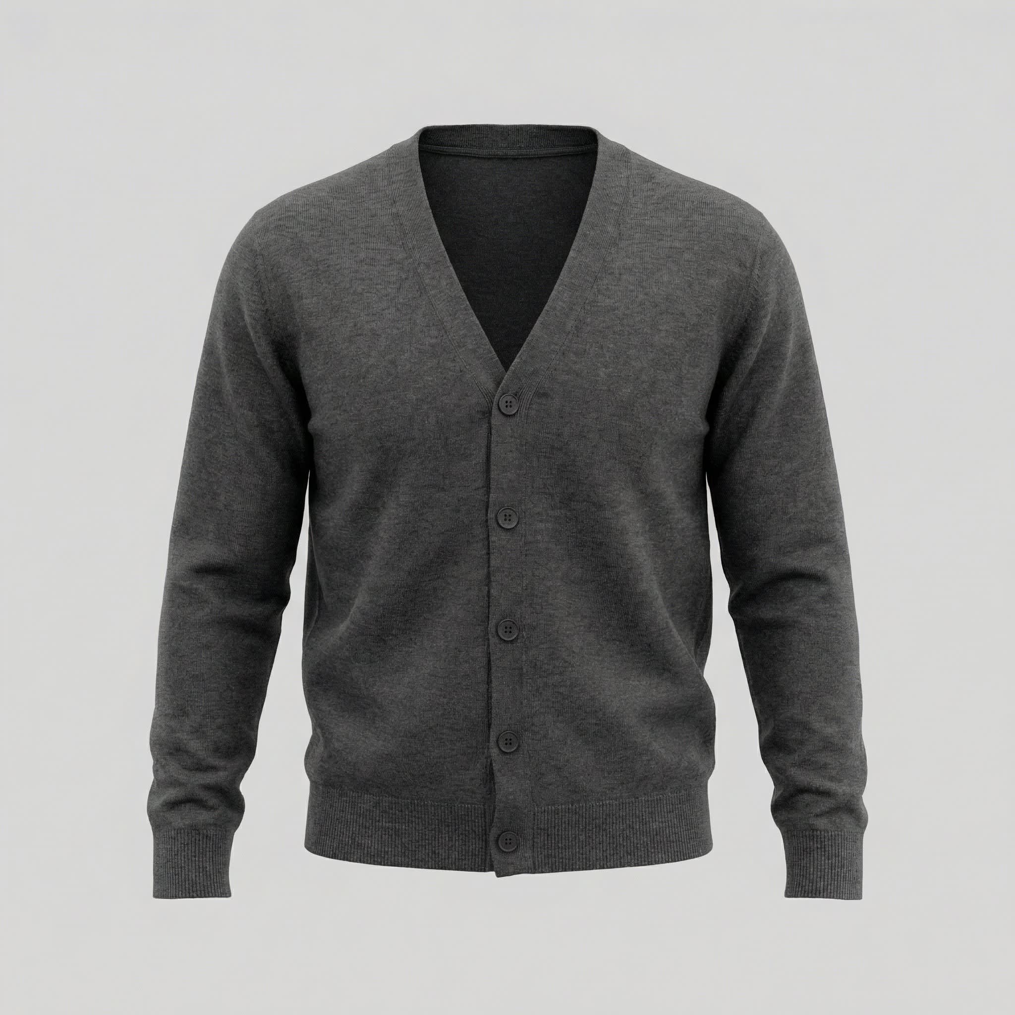 Men's Knit V-Neck Cardigan | Ned_19