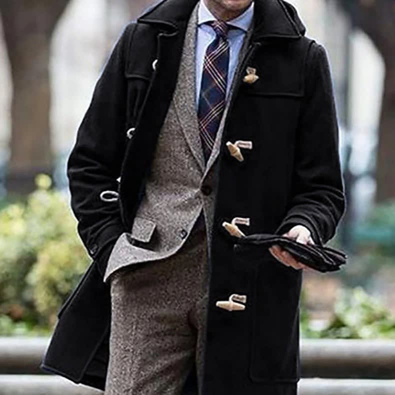 Men's Hooded Toggle Duffle Coat | Dafydd_3