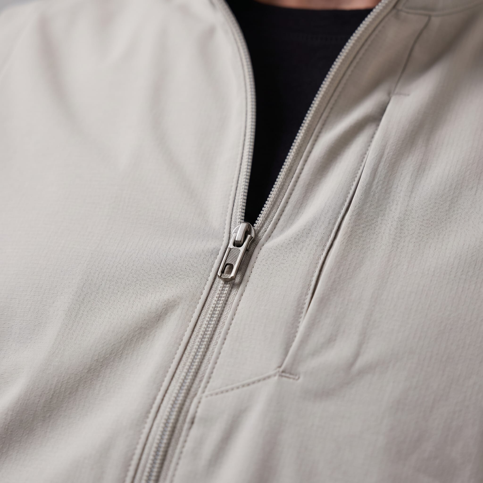 Men's Textured Zip Up Gilet | Malcolm_10