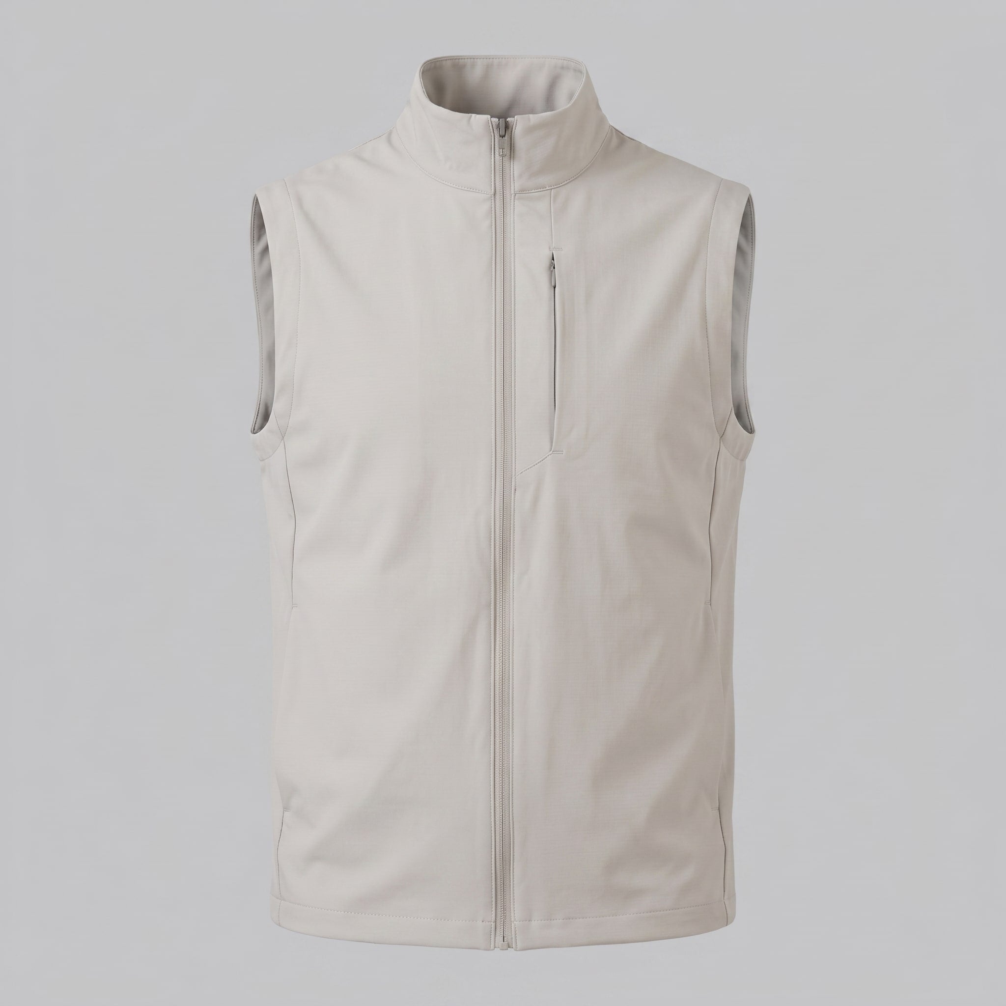 Men's Textured Zip Up Gilet | Malcolm_6