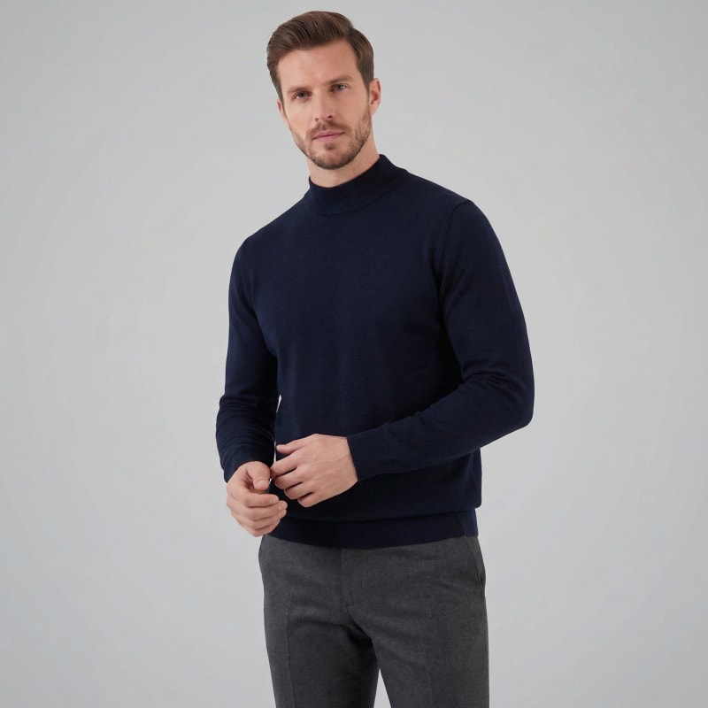 Men's Wool Turtleneck Jumper | Dougie_1