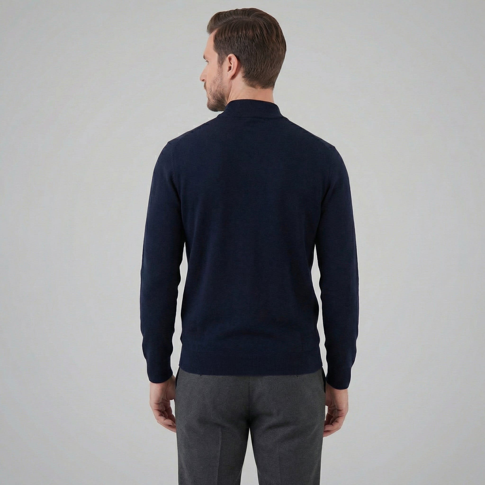 Men's Wool Turtleneck Jumper | Dougie_3