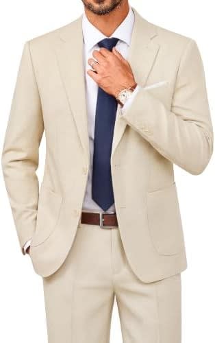 Men's Single Breasted Slim Two Piece Suit | Oscar_4