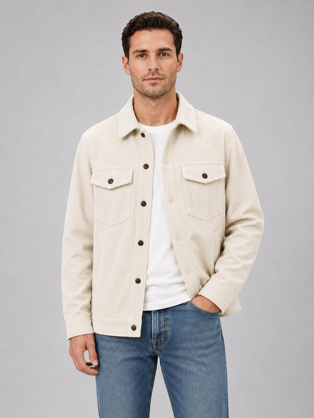 Men's Cotton Corduroy Overshirt | Humphrey_2