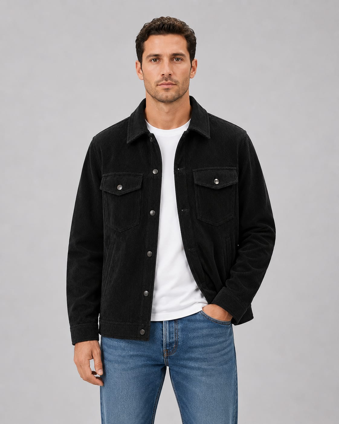 Men's Cotton Corduroy Overshirt | Humphrey_5