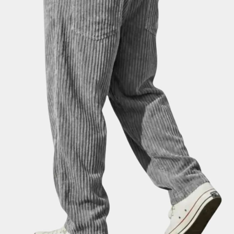 Men's Corduroy Straight-Leg Trousers | Randolph_1