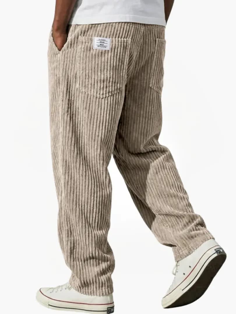 Men's Corduroy Straight-Leg Trousers | Randolph_4