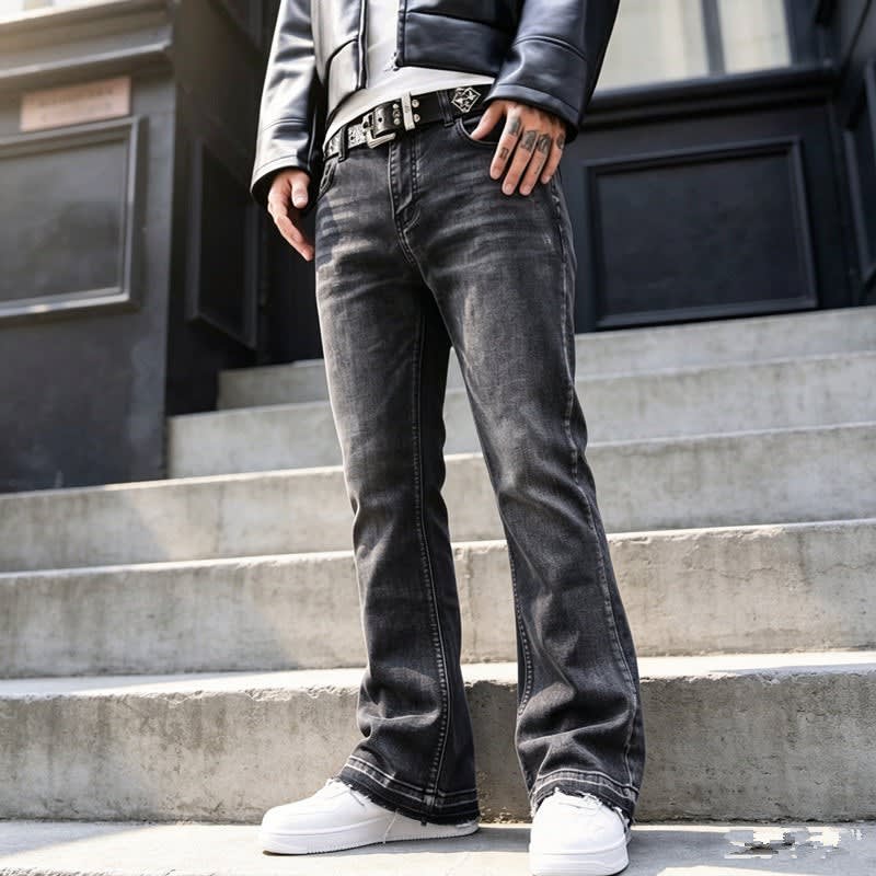 Men's Loose Fit Flared Jeans | Dominic_7