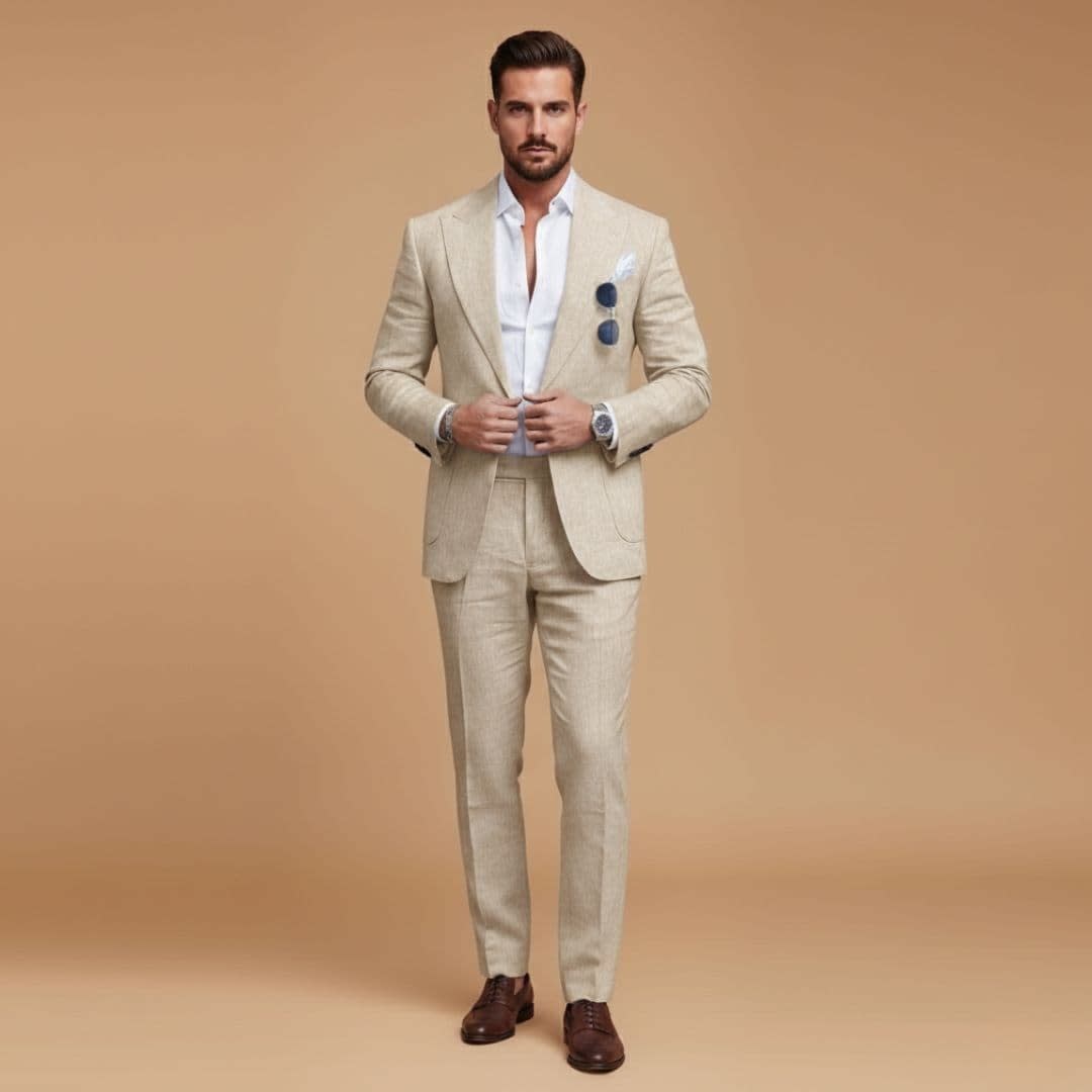 Men's Notch Lapel Two-Piece Suit | Gilbert_10