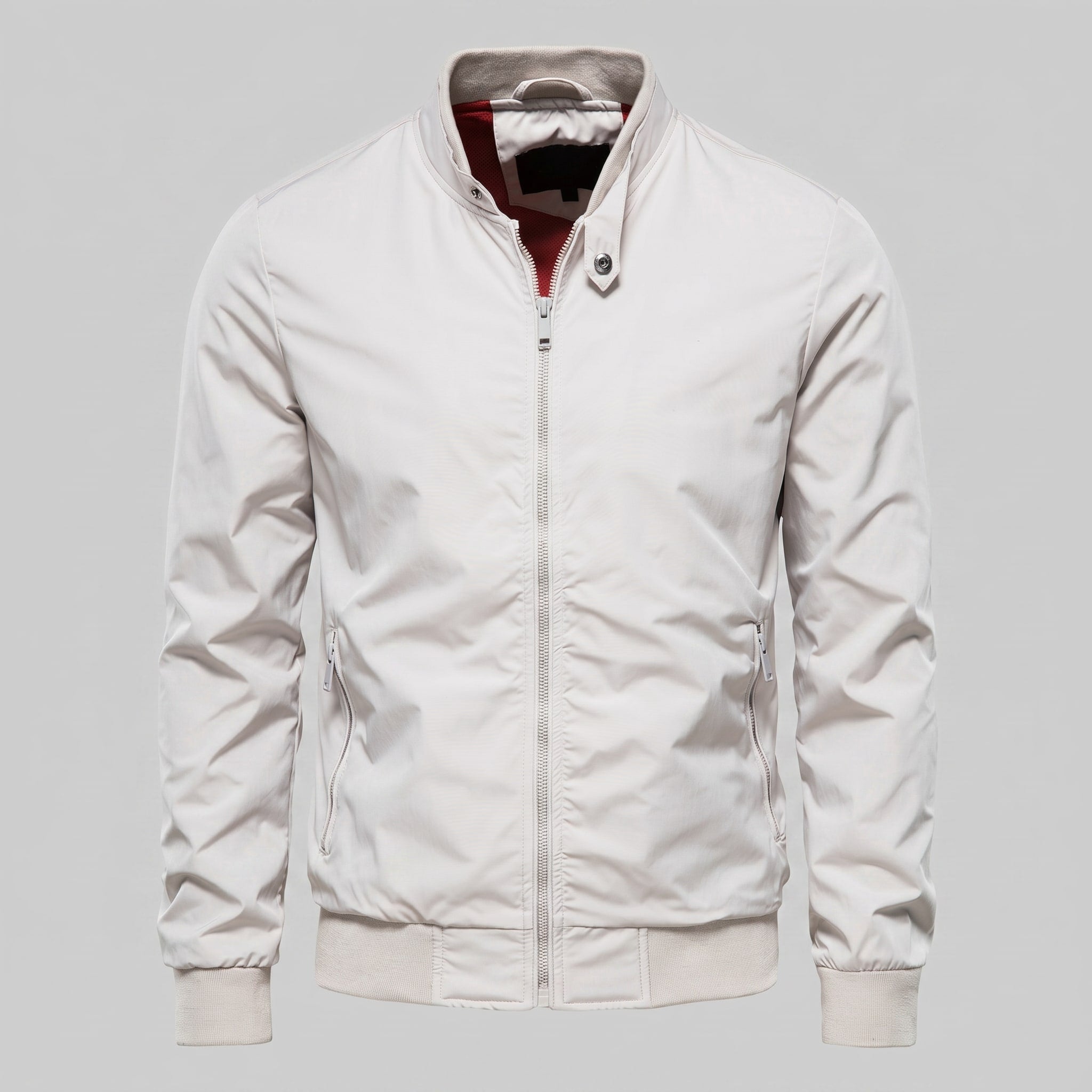 Men's Slim Fit Padded Bomber Jacket | Leon_12