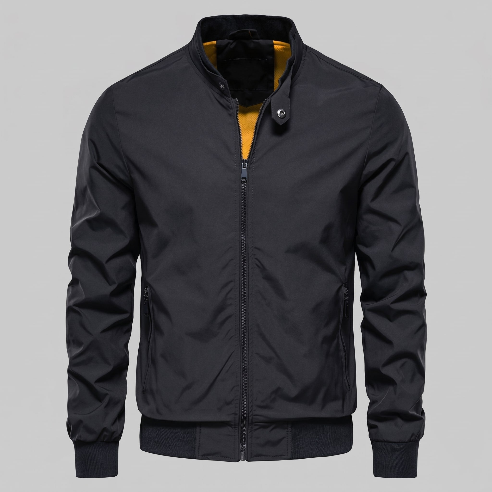 Men's Slim Fit Padded Bomber Jacket | Leon_2