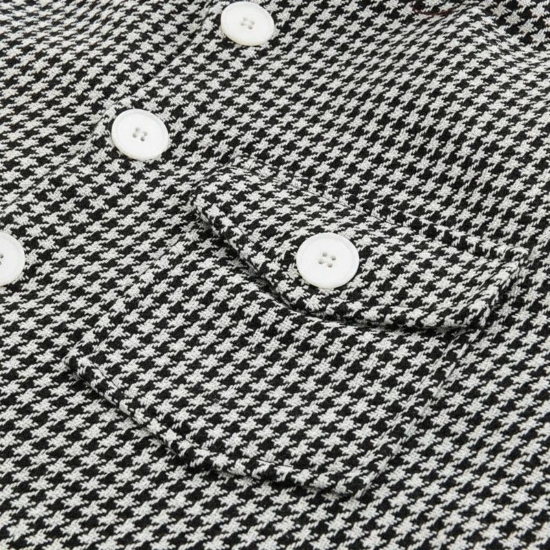 Men's Houndstooth Check Shacket | Denzil_2