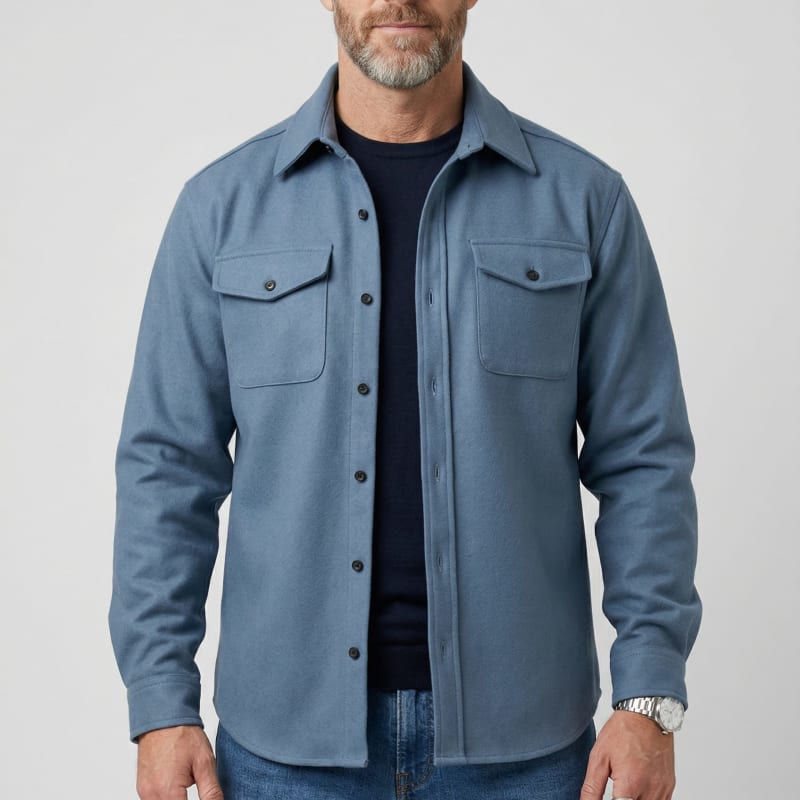 Men's Water Resistant Overshirt Jacket | Cecil_1