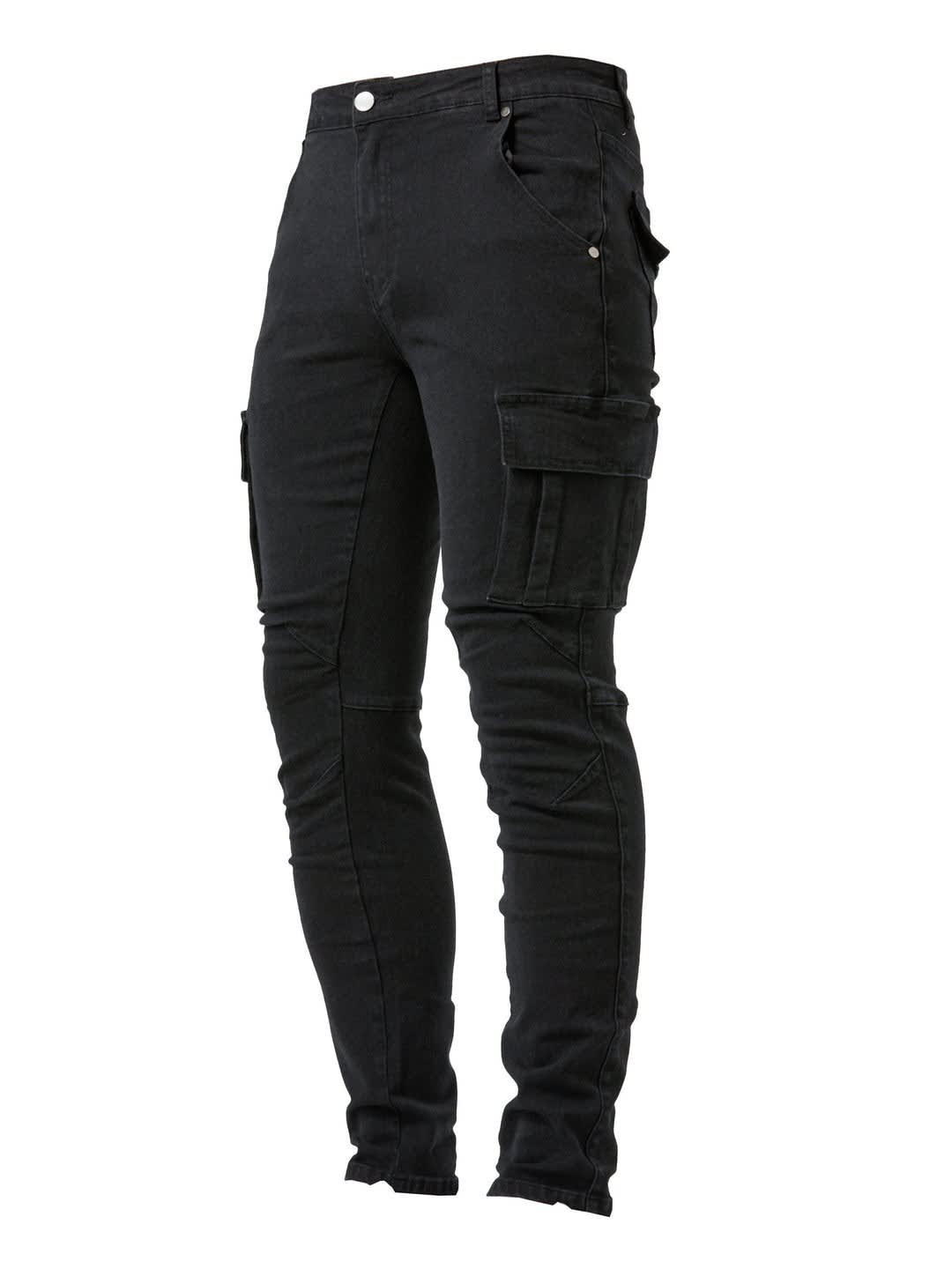 Men's Slim Fit Cargo Jeans | Rodney_2