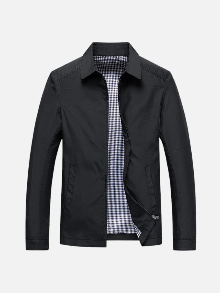 Men's Cotton Blend Zip Up Jacket | Peregrine_2