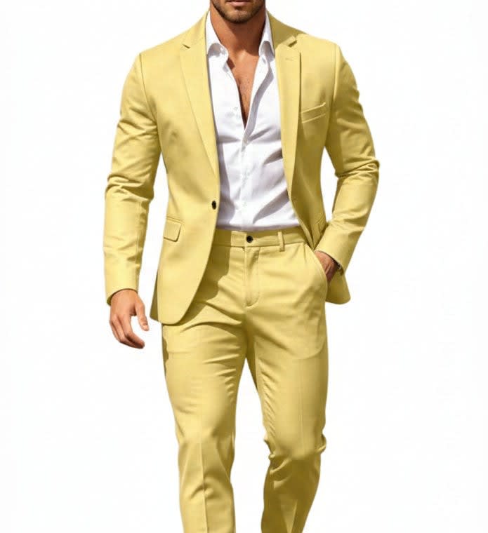 Men's Single Breasted Lightweight Two Piece Suit | Callum_15