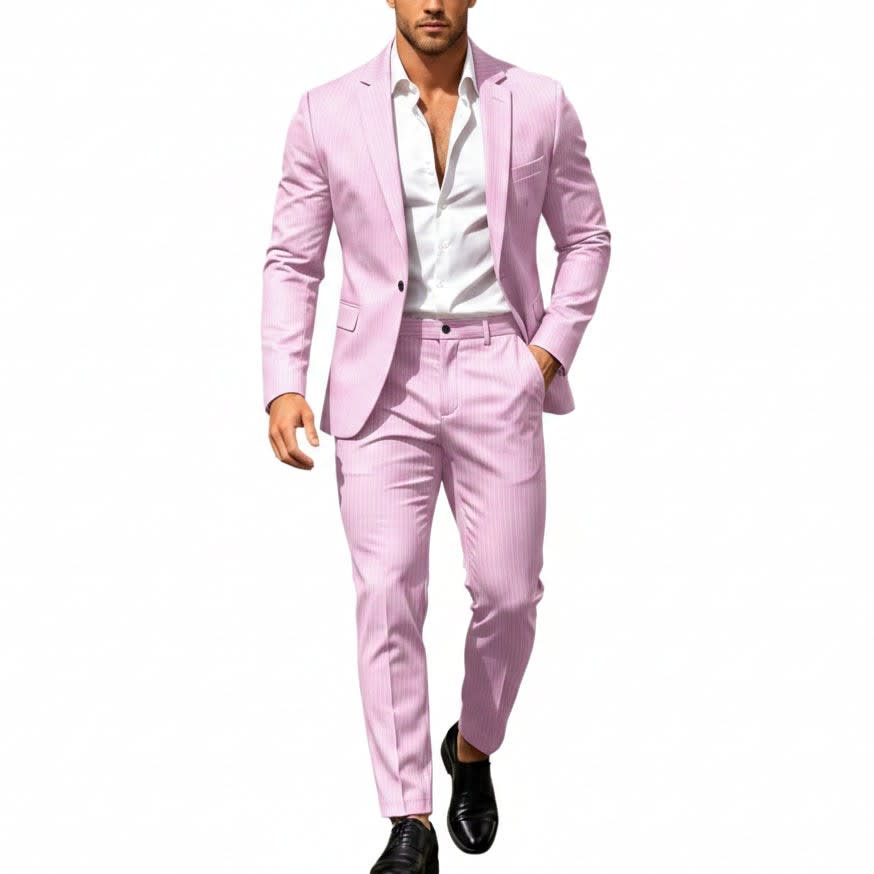 Men's Single Breasted Lightweight Two Piece Suit | Callum_20