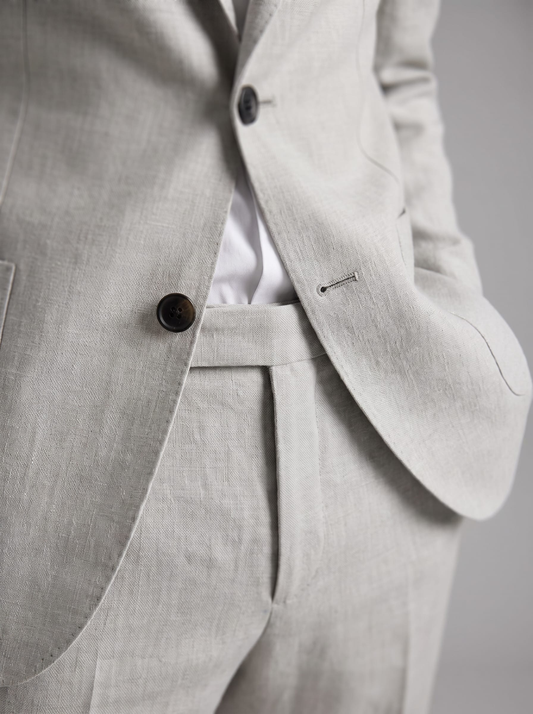 Men's Linen Slim Fit Suit | Rudy_15