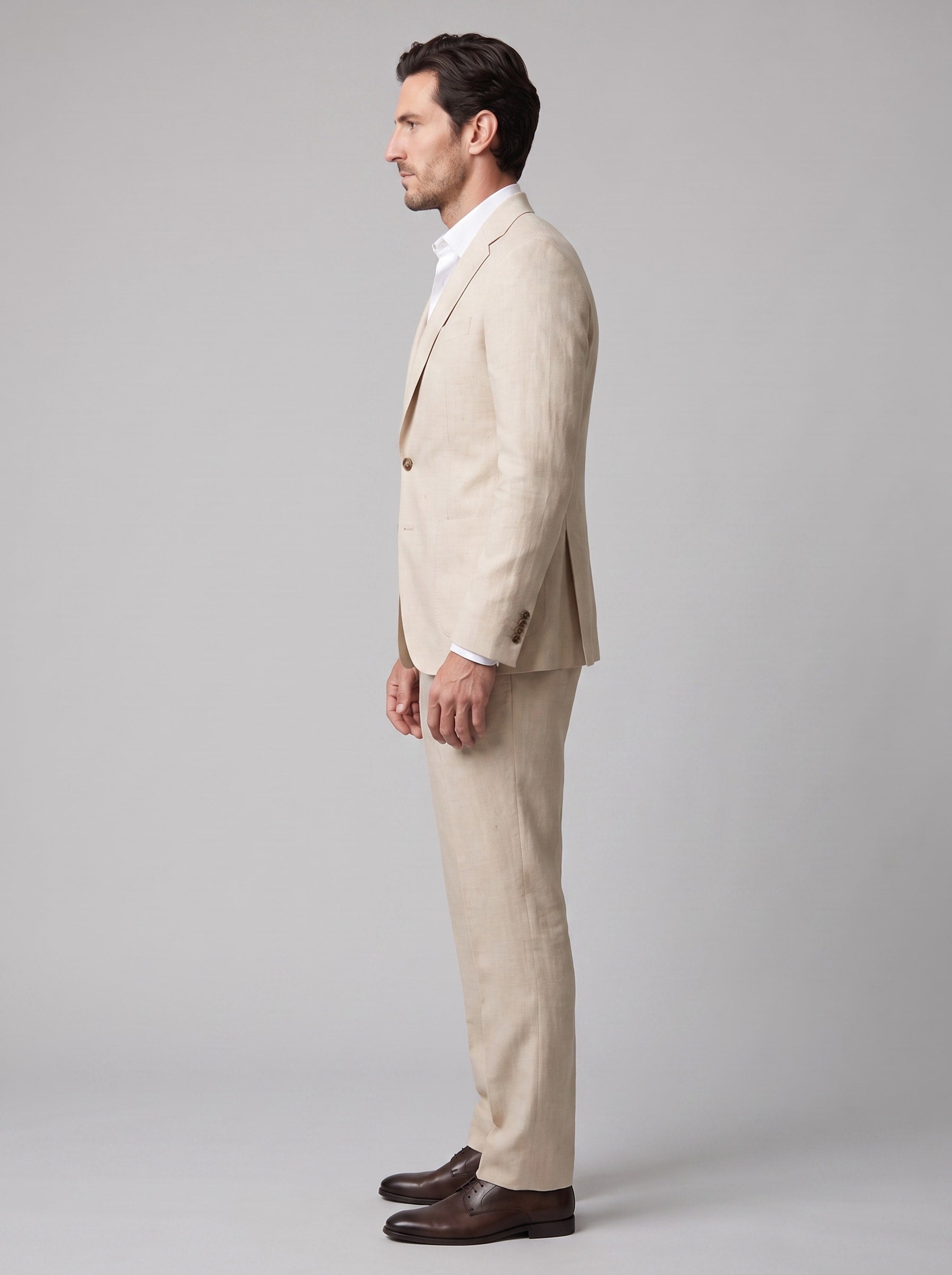 Men's Linen Slim Fit Suit | Rudy_3