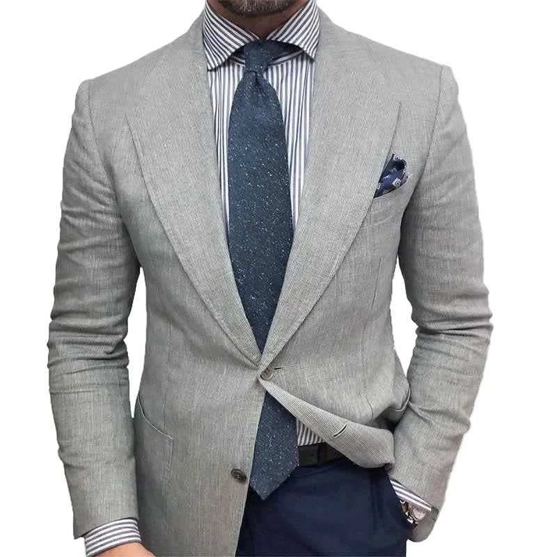 Men's Single Breasted Slim Fit Blazer | Colin_1