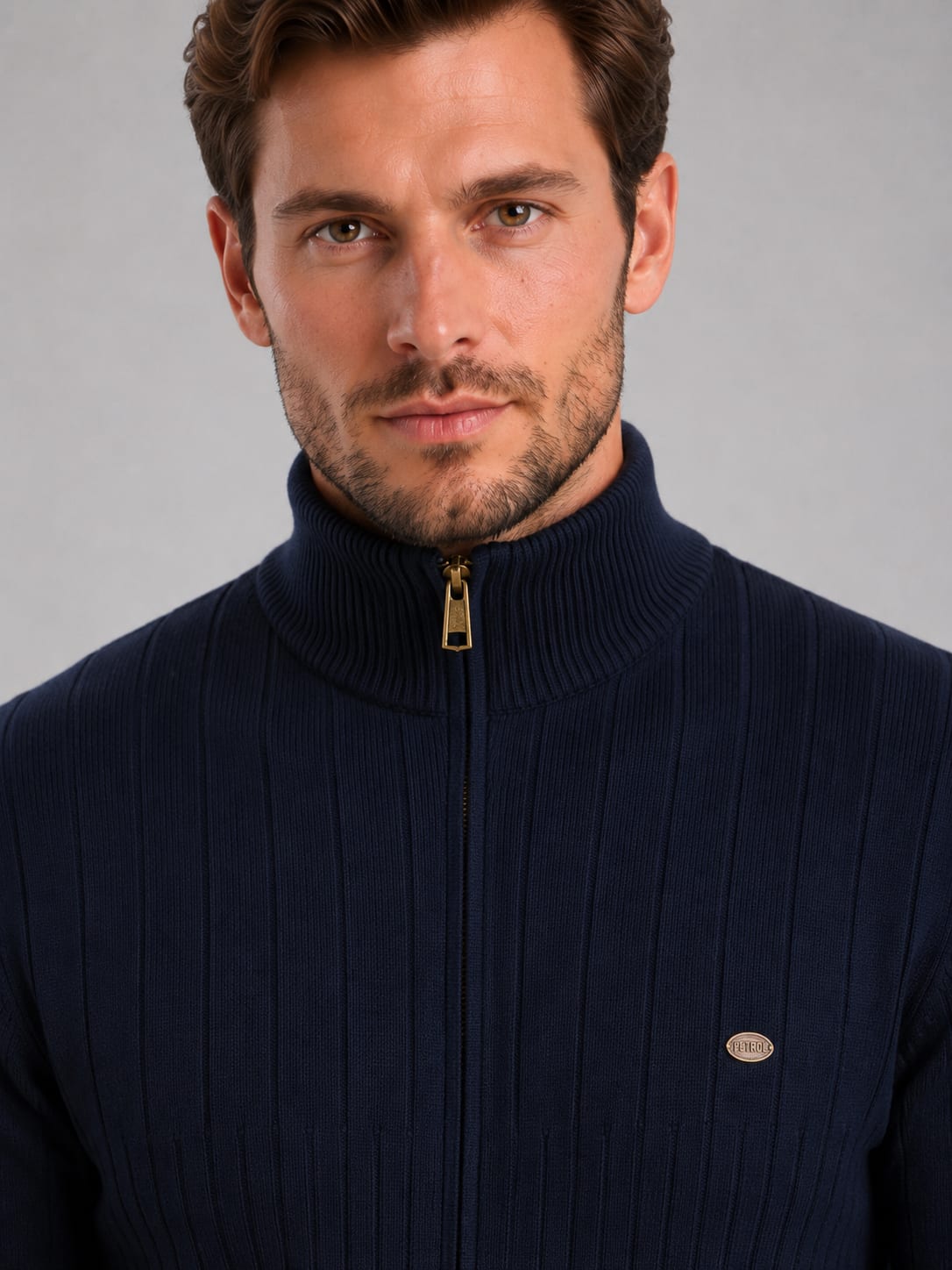 Men's Cotton Quarter Zip Jumper | Alaric_5