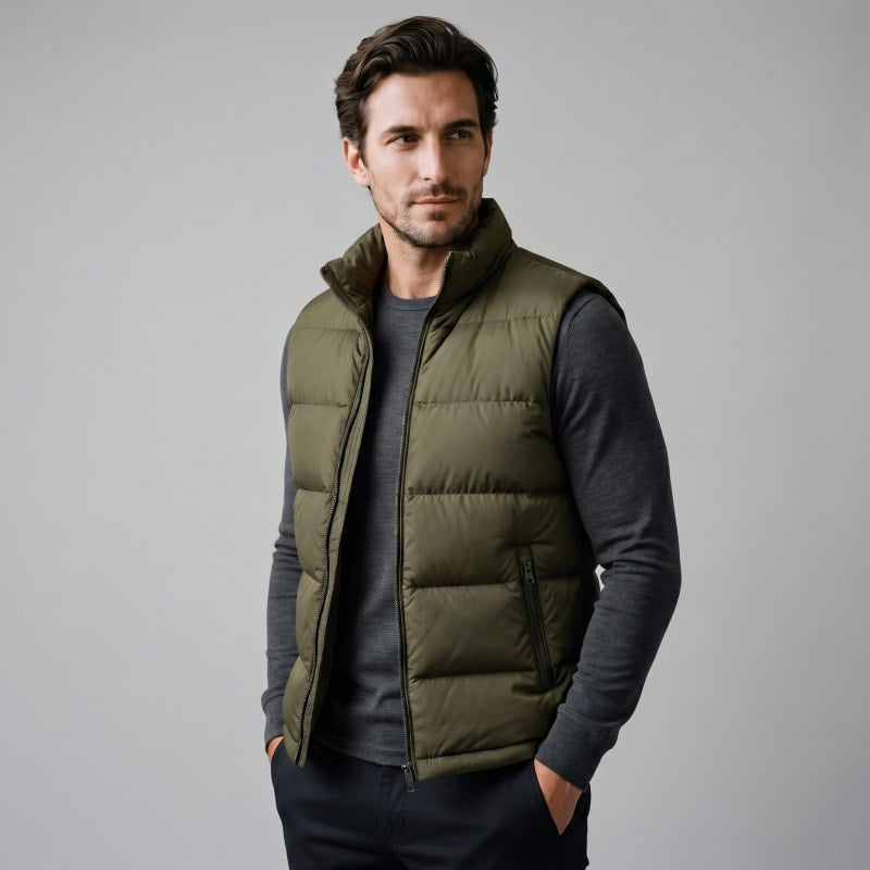 Men's Quilted Padded Gilet | Declan_1