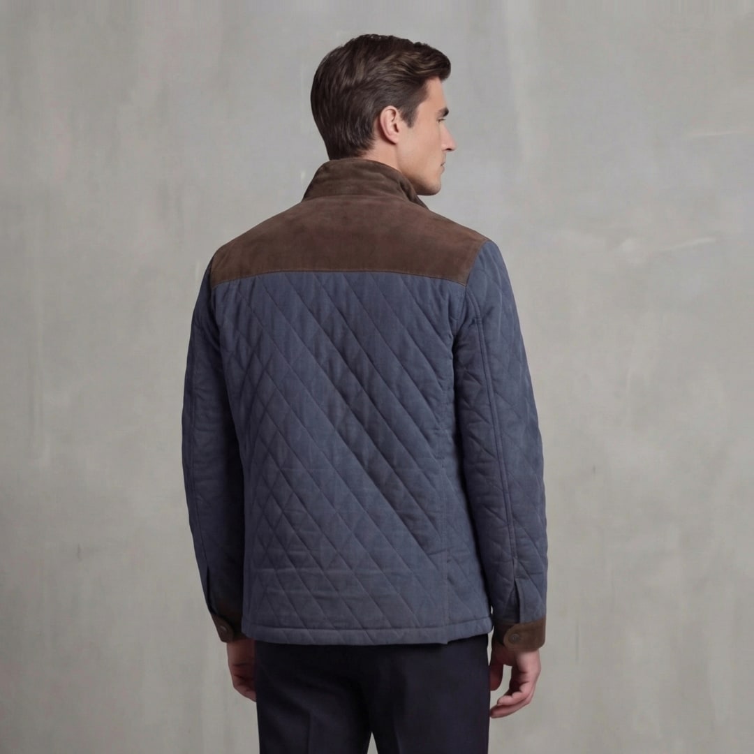 Men's Diamond Quilted Jacket | Troy_8