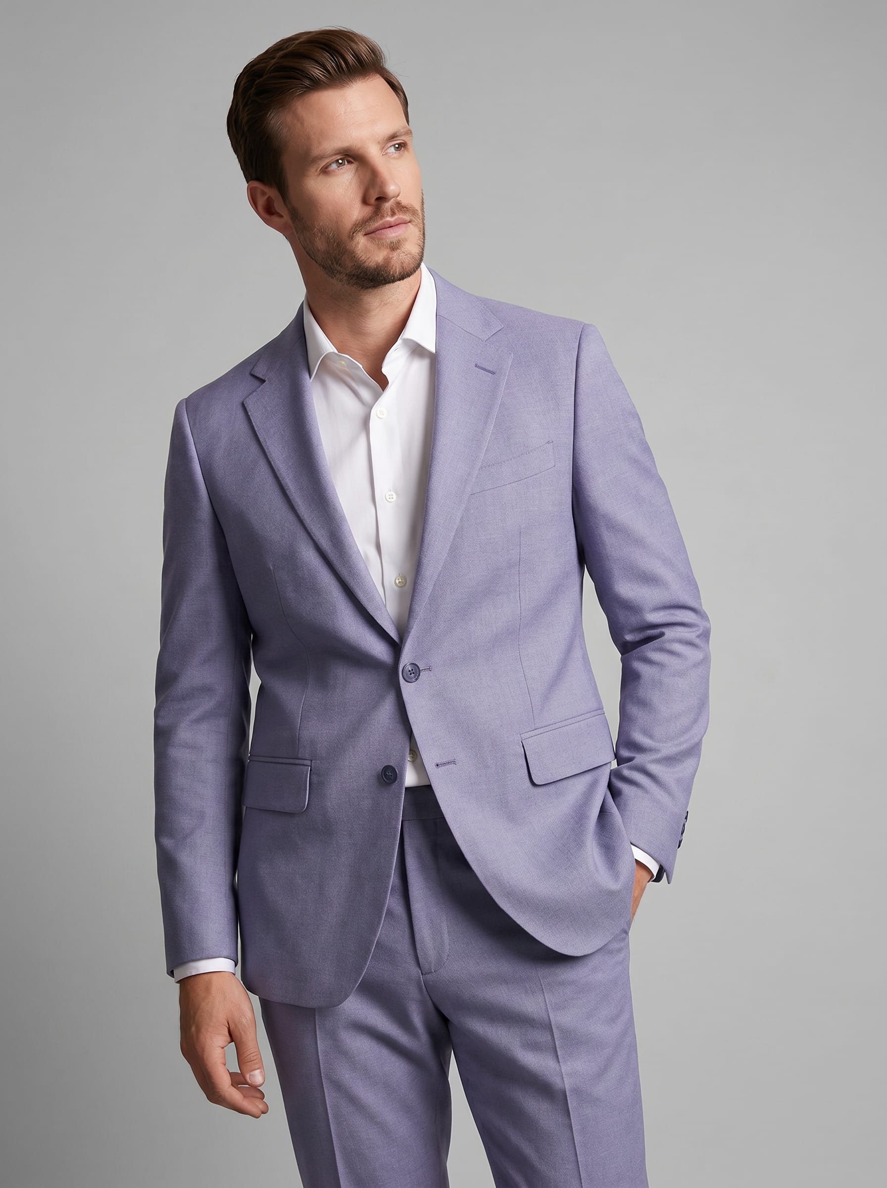 Men's Slim Fit Two Piece Suit | Chester_11
