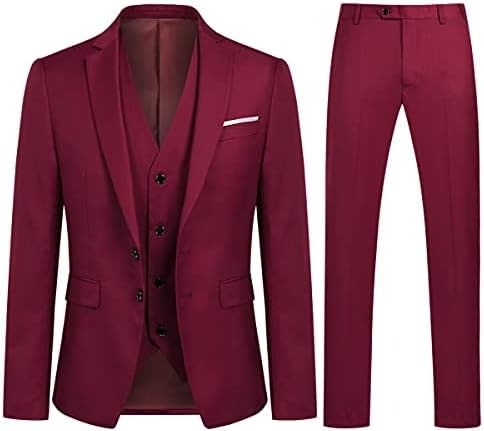 Men's Single Breasted Three Piece Business Suit | Rupert_4