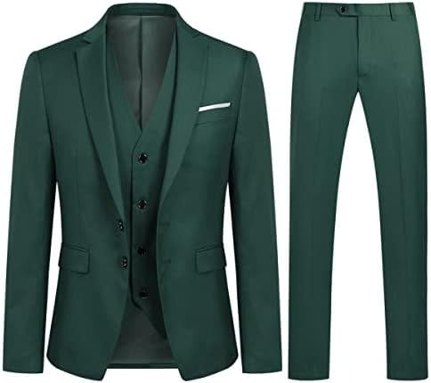 Men's Single Breasted Three Piece Business Suit | Rupert_6
