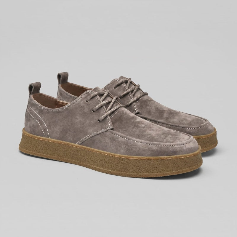 Men's Faux Suede Lace-Up Casual Shoes | Frank_1