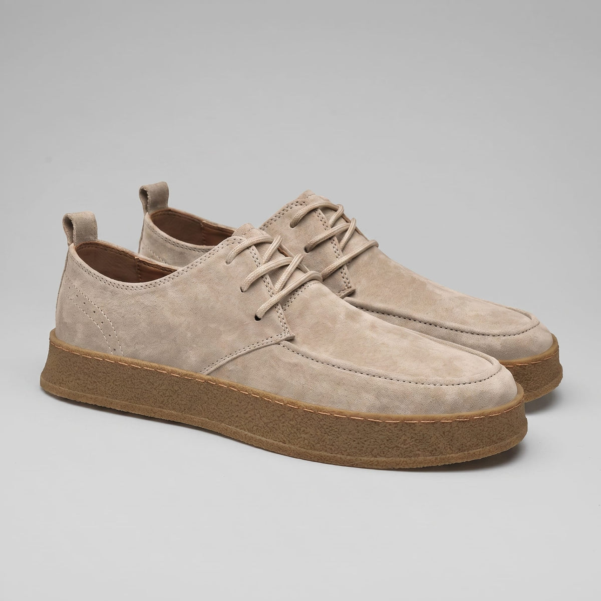 Men's Faux Suede Lace-Up Casual Shoes | Frank_7