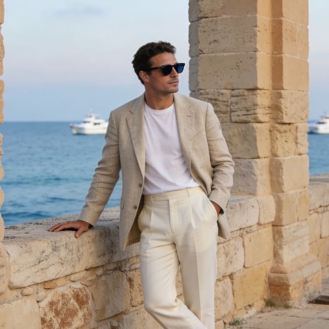 Men's Lightweight Summer Blazer | Blake_4