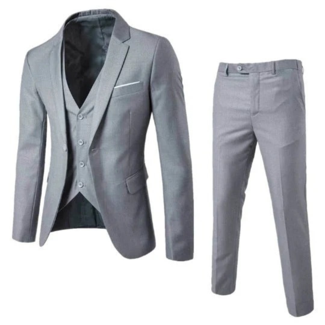 Men's Single Breasted Classic Three Piece Suit | Felix_5
