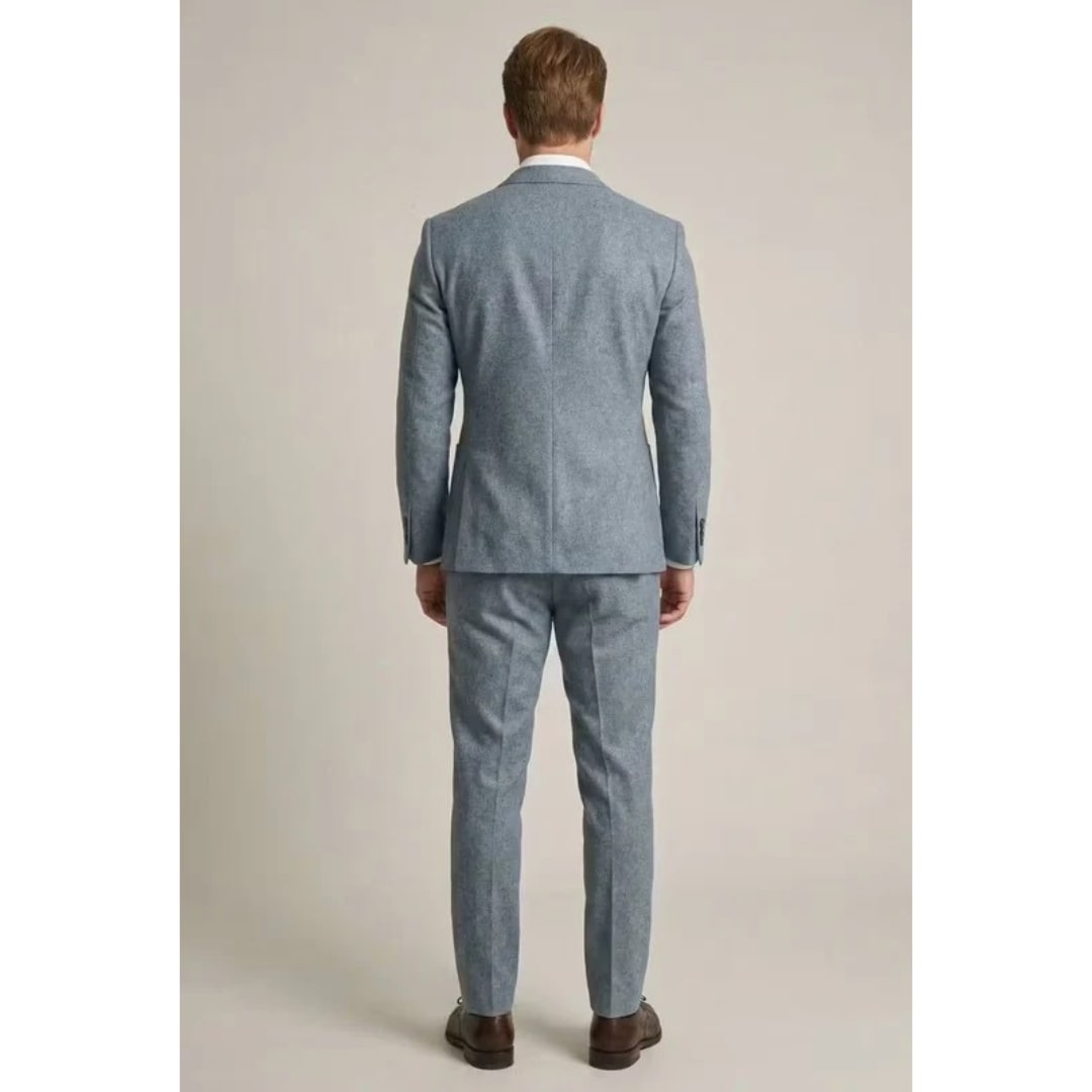 Men's Single Breasted Tailored Two Piece Suit | Elliot_15