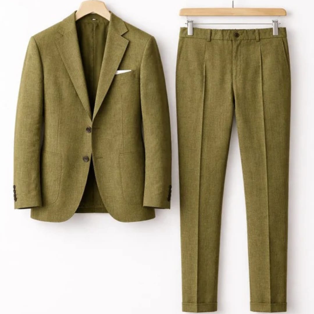 Men's Single Breasted Tailored Two Piece Suit | Elliot_3